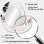 White Twist Watercolor II - Miroir mural ovale blanc-140787660