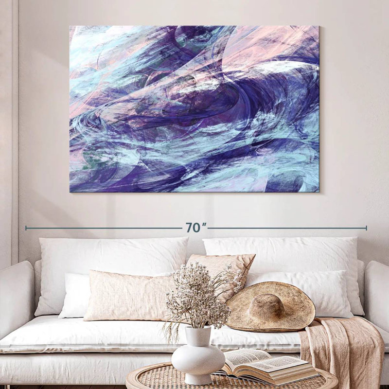 Avery Violet Blues Abstract