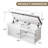  40" Shoe Storage Bench With Cushion, Lift Top Storage & Adjustable Shelf-352276271