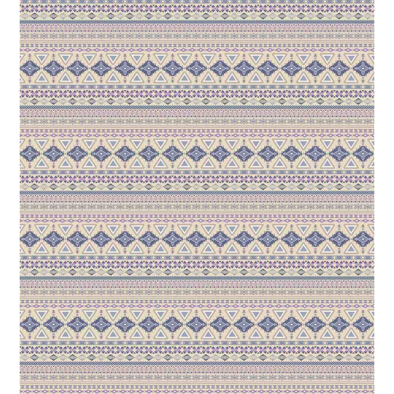 Rustic Polyester Geometric Shapes Duvet Cover