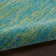 Tapis bleu / vert Nourison Essentials