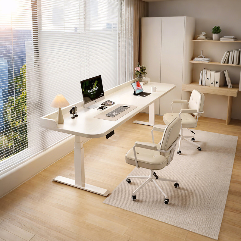 Bureau ajustable 39,37 po, H 49,61 po x l 39,37 po x P 27,56 po