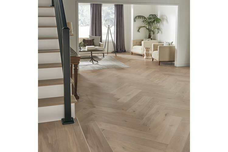 laminate flooring in modern foyer