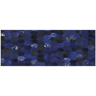 Chemin de table Hornet - bleu
