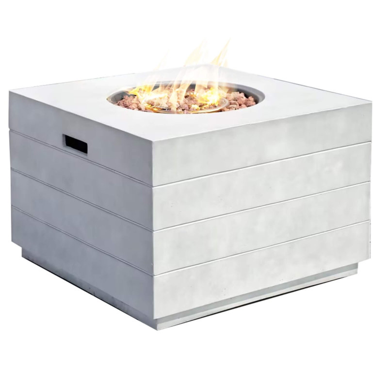 Venetian Square Fire Pit Table For Outdoor Use
