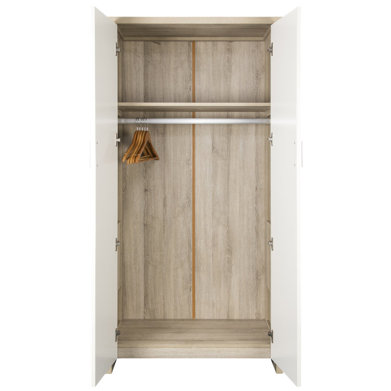 Tutti Bambini Modena 2 Door Wardrobe, White/Oak