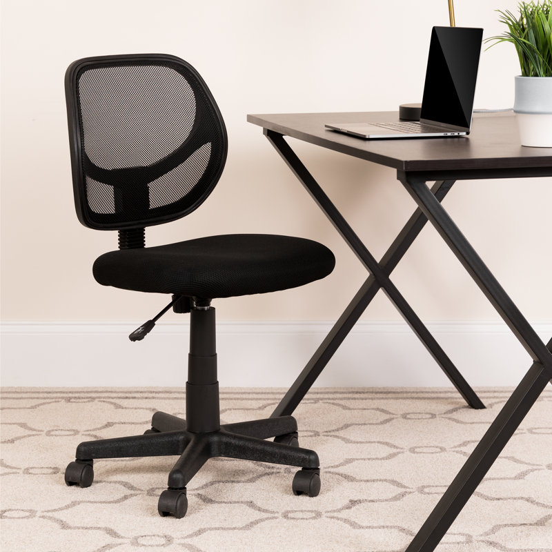 Chaise de bureau Wayfair Basics®, Noir, Non inclus