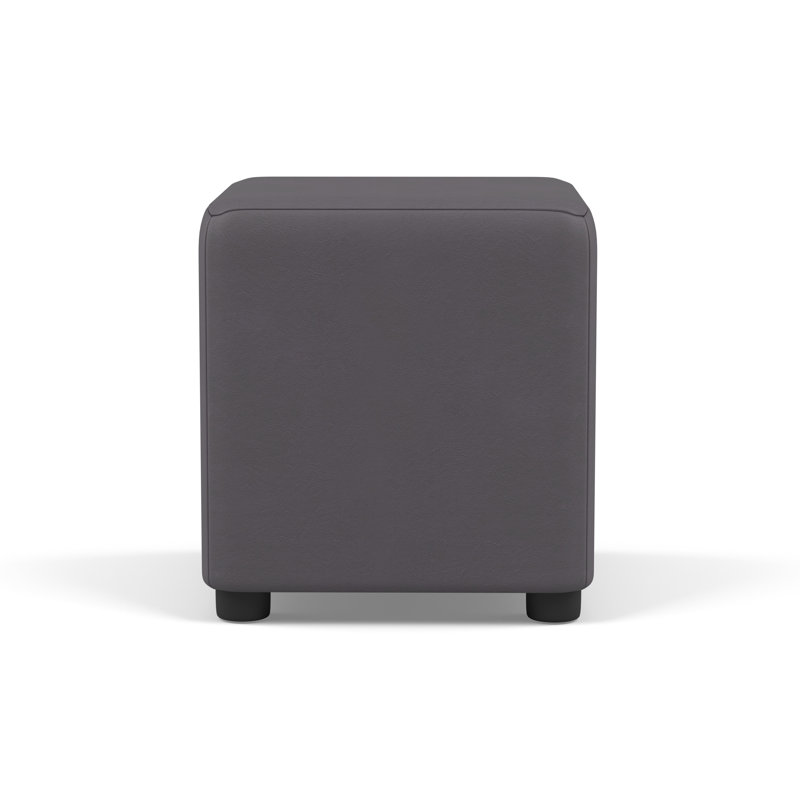Faux Leather Cube Seating, Feather