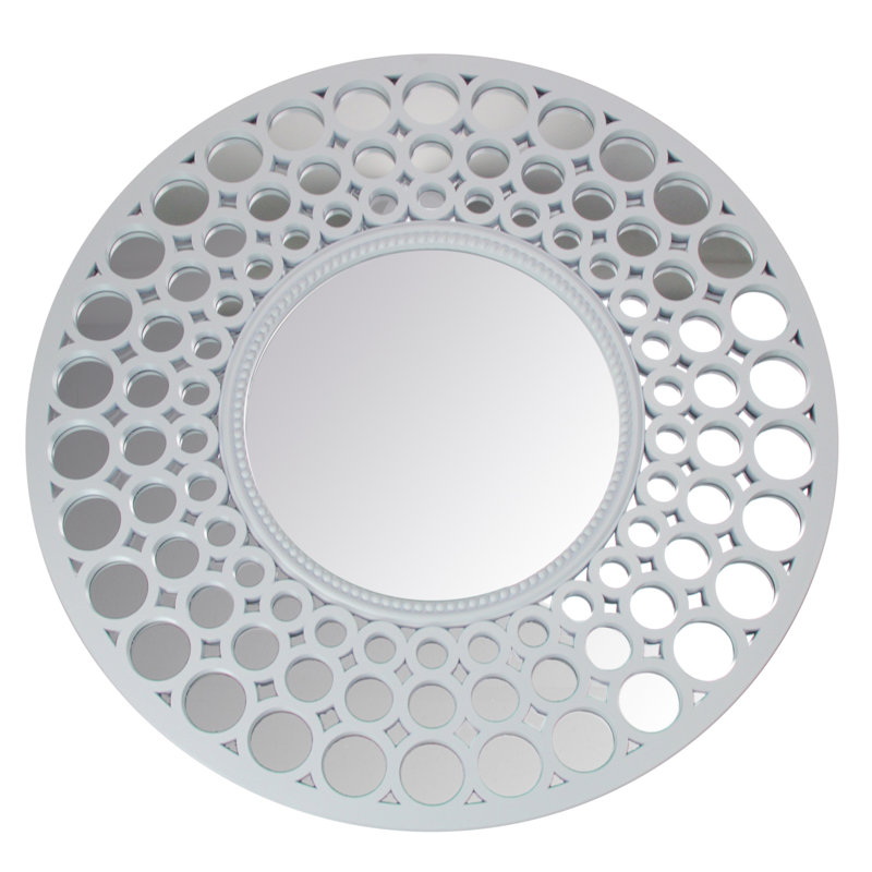 Miroir mural 24,75 po, Blanc