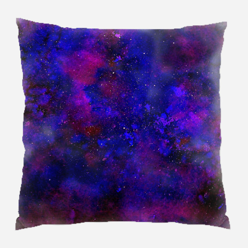 Coussin décoratif à l’univers Fanning, Microsuède, Intérieur