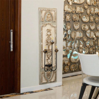 Applique murale rétro de style décoratif vintage, hauteur 47,24 po, largeur 7,48 po