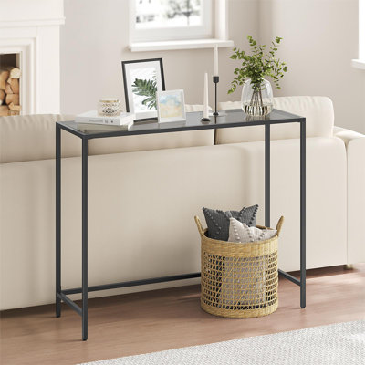 Joffe 100cm Glass Top Console Table