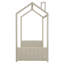 Lit simple en bois et velours, beige-465226867-465226865