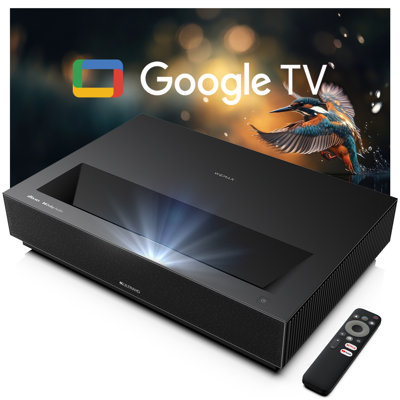 Wemax Nova Pro 4k Ultra Short Throw Projector, 150" Alpd Laser Tv With Smart Google Tv, 2100 Iso Lumens, Dolby Audio Dts-hd, Ust Projector For Movie, Wifi Bluetooth, Built In Google Assistant