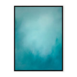 Coastal Retreat Underwater Clouds XI by - Floater Frame Print on Canvas