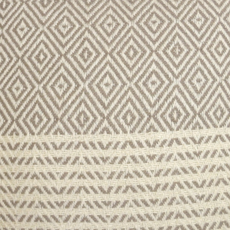 Bendale Geometric Square Euro Cushion Cover, Beige