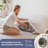 3 In 1 Beige Bean Bag Chair Giant Bean Bag Chairs Convertible Bean Bag Floor Cushion With Machine Washable Cover, Beanbag Chairs-575035778