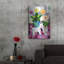Art mural en métal «White Kitty and Flowers» par Holly McGee par Red Barrel Studio®-1586660365