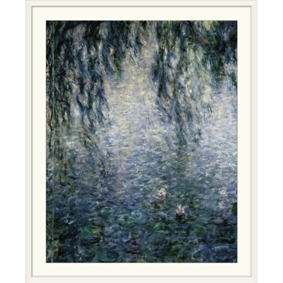 Claude " Morning With Weeping Willows " by Claude Monet