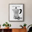 Begins After Coffee, toile encadrée de qualité supérieure - prête à être accrochée-1548004150-1548004146