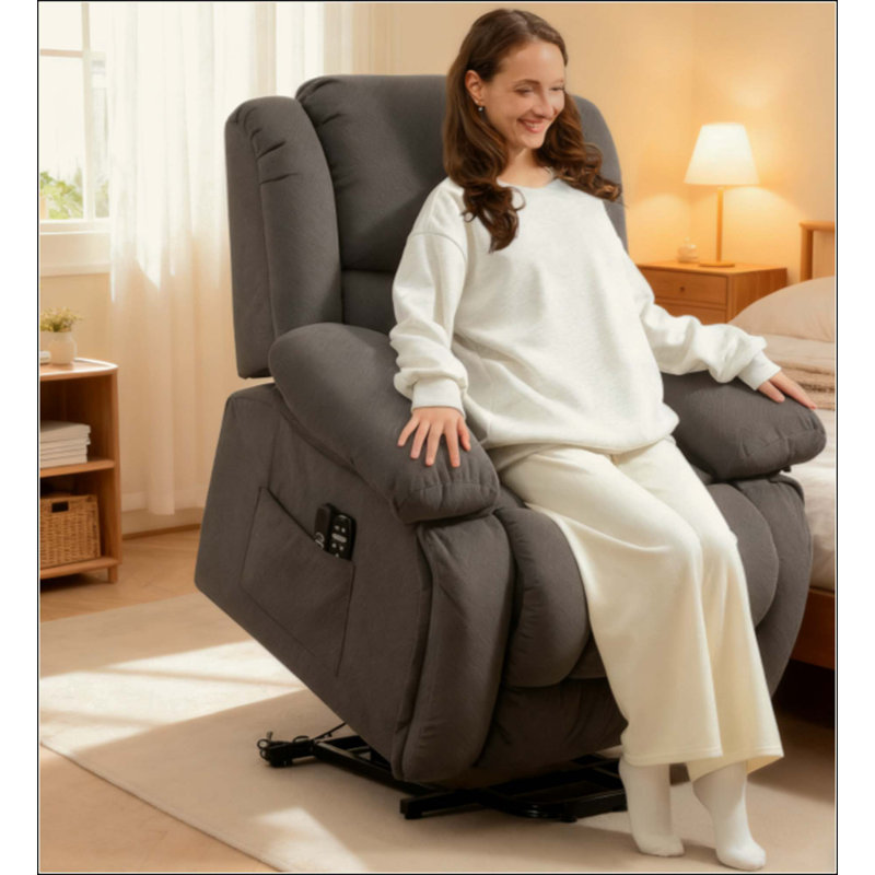Fauteuil de massage électrique pour adultes avec vibration, chauffage et inclinaison électrique