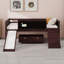 Lit mezzanine avec deux boîtes de rangement pour la chambre à coucher-126450411