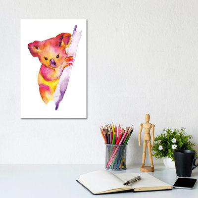 Koala 1 Piece Wrapped Canvas Wall Art