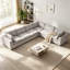 Canapé modulaire rembourré avec coussins Nuccio-131635746
