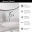 Robinet pour salle de bain à un trou avec ensemble de drain Colony Pro-19625699-19625701