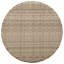  Ensemble bistro 3 pièces avec coussins en rotin de polyester beige