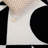 Geometric Handmade Tufted Wool Ivory/Black Area Rug-1369865671