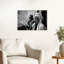 Old Man'S Solemn Gaze Traditional Abstract Portrait Wall Art Print by Franco Fratini - Print-1437522449