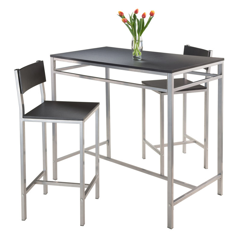 Eastover 2 - Person Solid Wood Top Four Leg Dining Set
