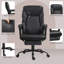 Fauteuil de direction avec repose-pieds, fauteuil de bureau ergonomique grand et haut, fauteuil pivotant inclinable avec dossier haut et hauteur réglable-149751233