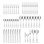 Oneida Icarus 45 Piece Everyday Flatware Set, Service For 8