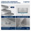 21"L x 20"W x 10"D Single Bowl Drop In Workstation 16 Gauge Stainless Steel Kitchen Sink with Faucet and Accessories
