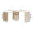 59.8'' Swivel Computer Desk,Home office Desk,L-Shaped Executive Desk Rotatable Executive Office Desk With Drawers