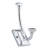 Transitional Metal Wall Hook-20460495