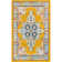 Tapis oriental jaune Armgard