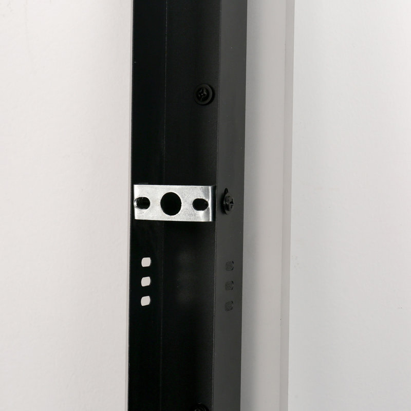 Aluminum Modern Linear IP65 Integrated LED Waterproof Hardwired Outdoor Wall Lights, Black/White, 60" H x 3" W x 1.8" D, 36
