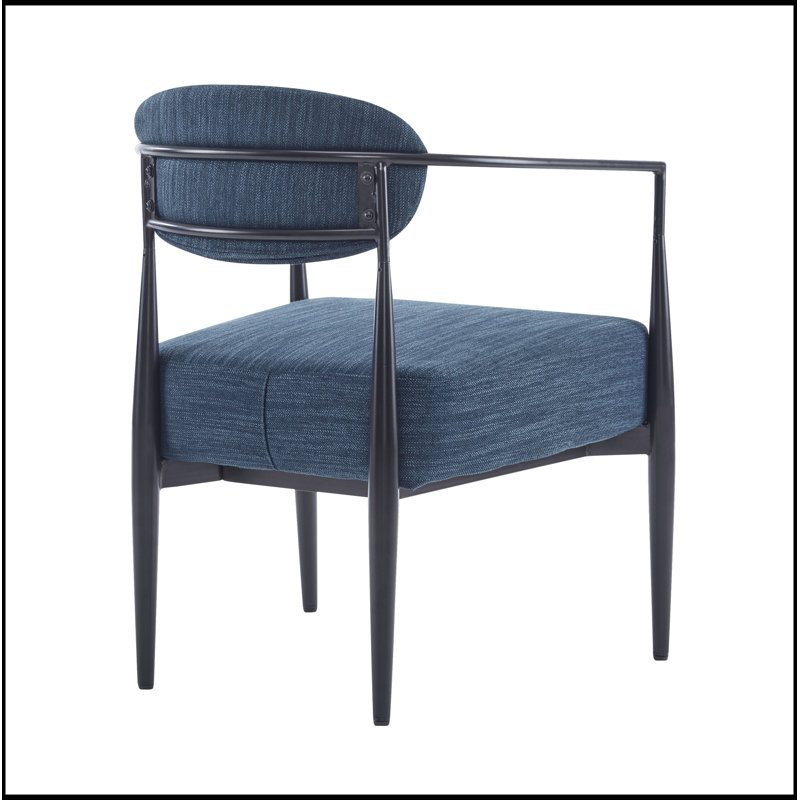 Fauteuil d'appoint rembourré Mid-Century