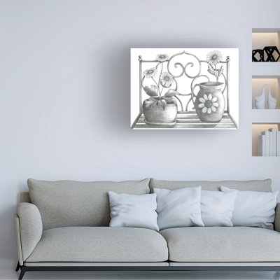 Bolog Cheryl Bartley Daisy Pots Canvas Art