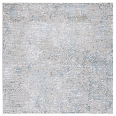 Tapis gris clair / bleu Aldfreck