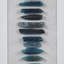 Panneau de décor mural encadré en agate bleue Cerulean Stones