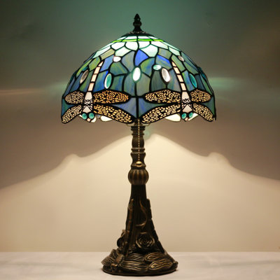 Lampe de table en verre coloré Tiffany