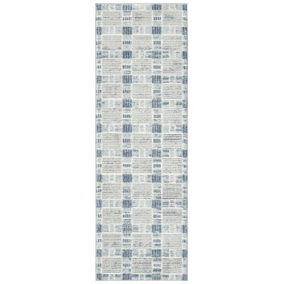 Capodilupo Blue Modern Indoor Rug