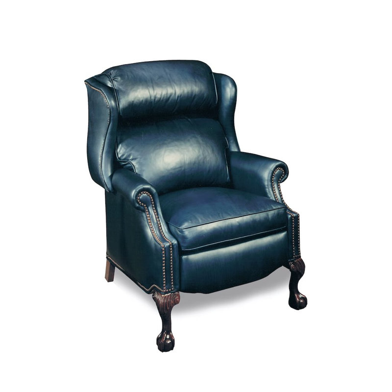 Presidential Recliner, Aspen Lenado Brown Genuine Leather, Cobblestone, Power