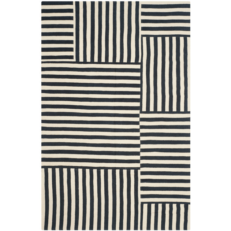 Ralph Lauren Canyon Stripe Patch Wool Striped Rug