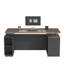 Ensemble de mobilier de bureau 72 po, bureau d'ordinateur avec huche, bureau debout électrique 71 po avec grand panneau d'intimité une pièce, station de charge, classeur pour bureau personnel