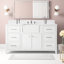 Meuble-lavabo simple 60 po Aisa-565349169